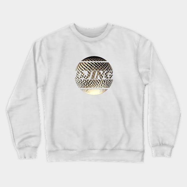 Djing disco ball gold Crewneck Sweatshirt by Bailamor